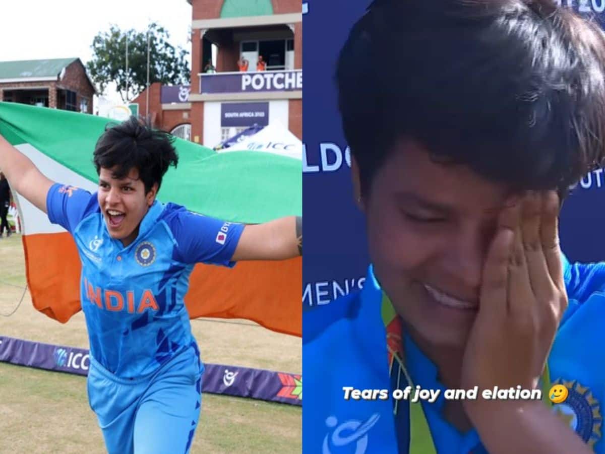 WATCH: Shafali Verma Breaks Down In Tears After Historic U19 T20 WC Win